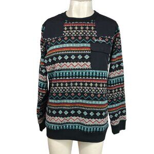 COLUMBIA - MEN'S XL - MULTICOLOR LONG SLEEVE CREW NECK PULLOVER SWEATER